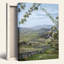 Ensemble de 1 tableau sur toile représentant un paysage de montagne-130455273-130455272