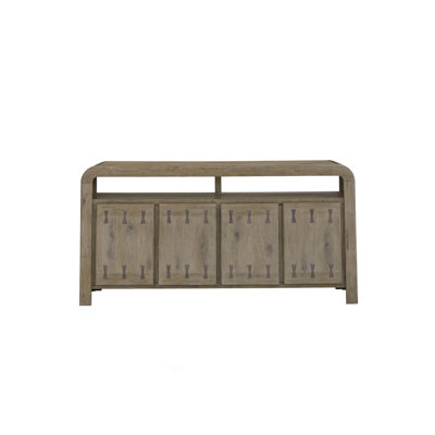 English Knotty Oak 72" Bowtie Console