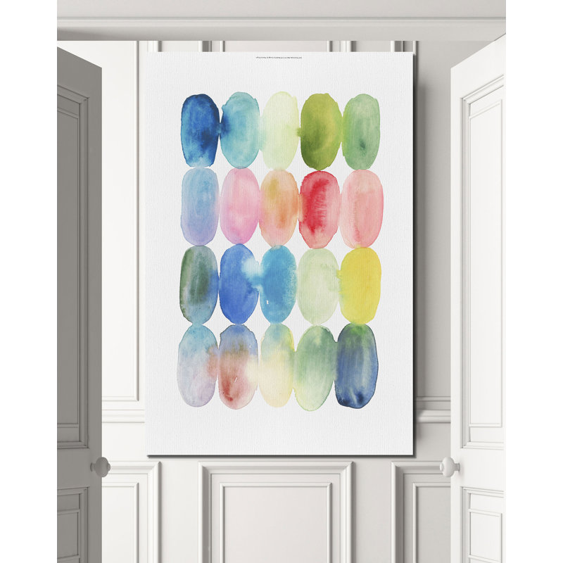 « color fusion i », impression, H 12 po x l 8 po x P 1,5 po, Toile tendue