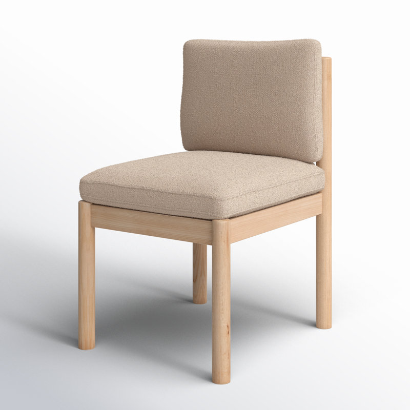 Chaise de salle à manger Carisa Boucle, Gruau