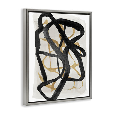 Expressive Hindsight in Black Floating Frame, design by Lucille Price
