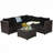 Morriston 5 - Person Patio Conversation Set with Cushions-1795890377