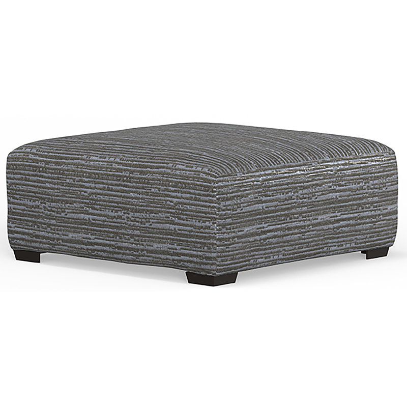 Mornimont Upholstered Ottoman, Pewter 100% Polyester