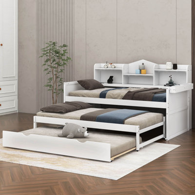 Lit de jour simple en bois Demetris