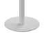 Table bistro ronde de 31,5 pouces avec plateau en faux marbre et plateau en métal robuste, facile à assembler, diamètre de la structure en métal robuste-81491041
