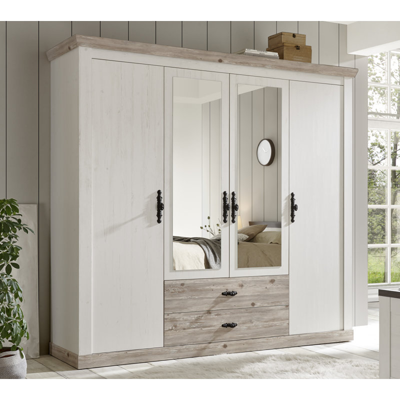 Holgerth 4 Door Manufactured Wood Wardrobe