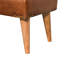 Banc en bois massif avec garniture cloutée-1441416904