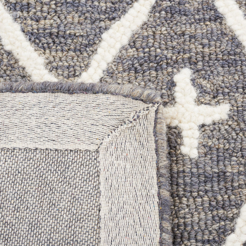 Metro Hand Tufted Wool And Cotton With Latex Southwestern Rug, Rectangle 5' x 8'