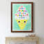 Ice Cream Alphabet - cadre photo, impression sur toile-61354133-61354137