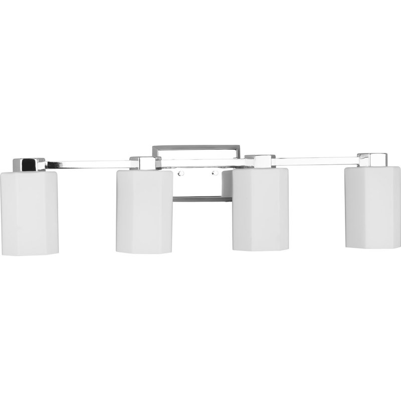 Estrada Dimmable Vanity Light, Polished Chrome, 4