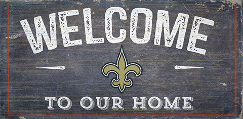 Décoration murale welcome NFL, Saints de la Nouvelle-Orléans