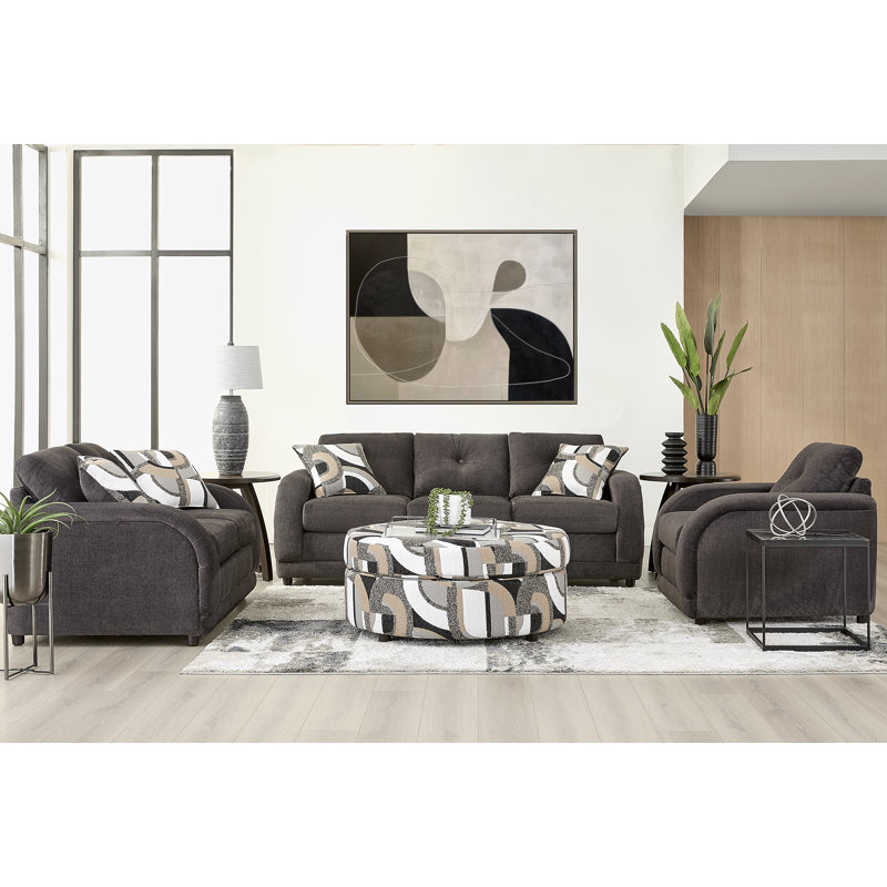 Causeuse rembourrée Hughes Furniture 23600 Hughes Furniture, Terre de croiseur
