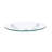 Bailey Clear Round Glass Top Acrylic Side Table