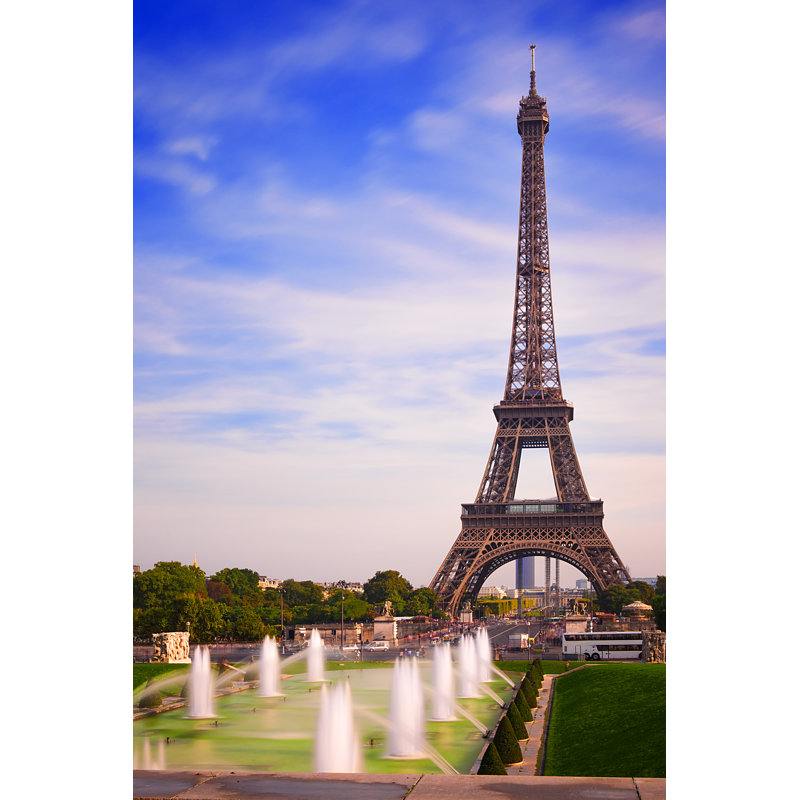 Lyndonville Paris Eiffel Tower - Wrapped Canvas Print, 122cm H x 81cm W x 3.8cm D