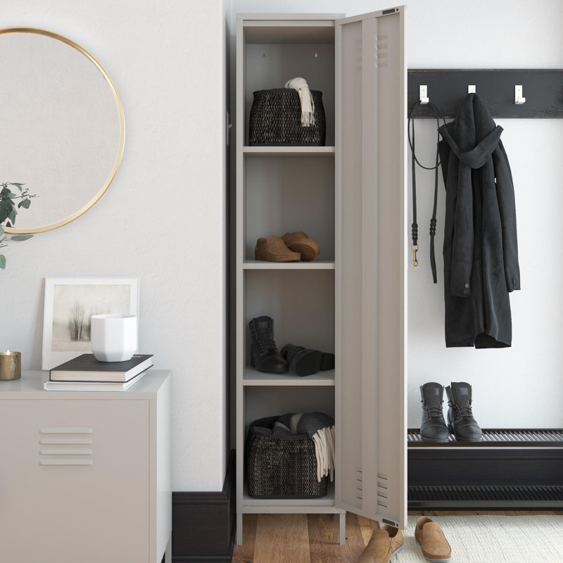 Malari 1 -Door 4 -Shelf, Taupe