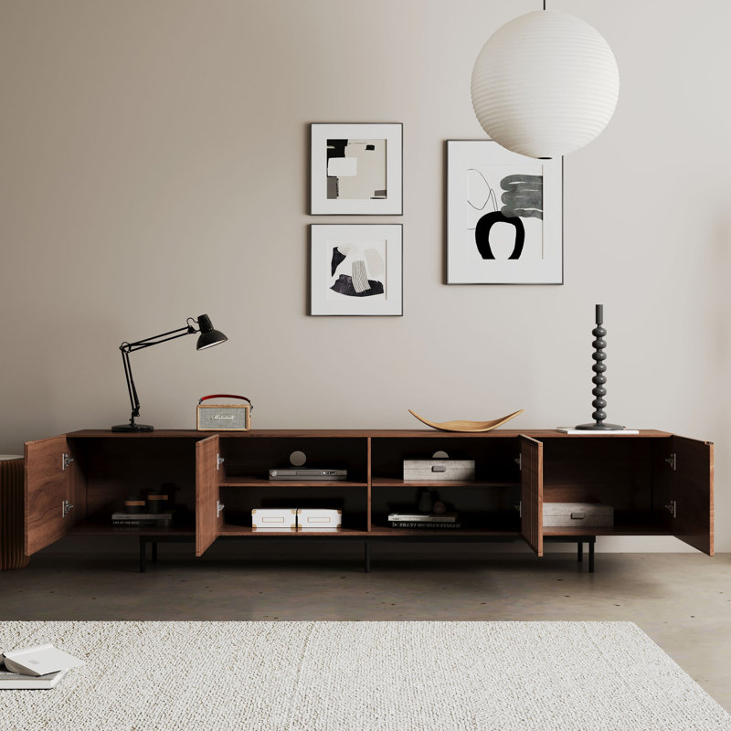 Mid Century Modern Ahijah TV Stand - Minimalist Design