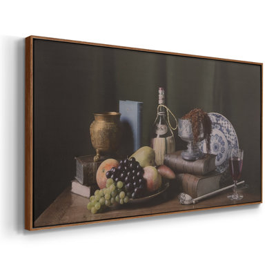 Moody Still Life VI - Toile tendue avec châssis tendue, prête à être accrochée