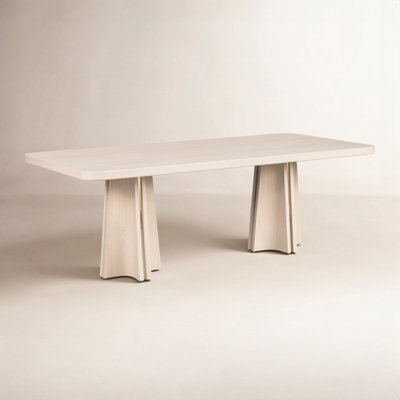 84" Double Pedestal Dining Table