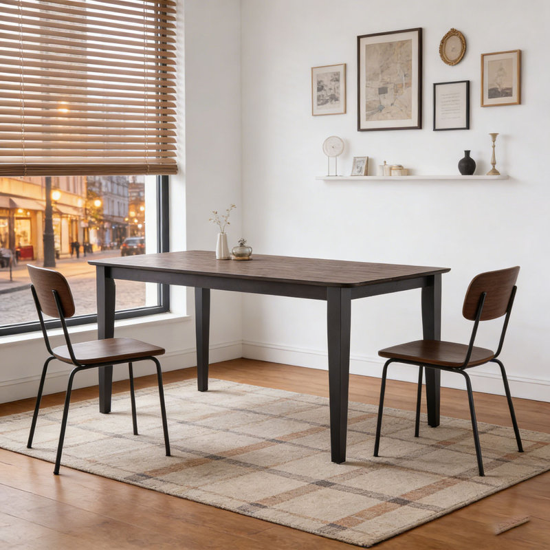 DINING TABLE WITH SQUARE LEG