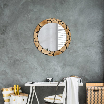 Huldar Glass Flat Wall Mirror
