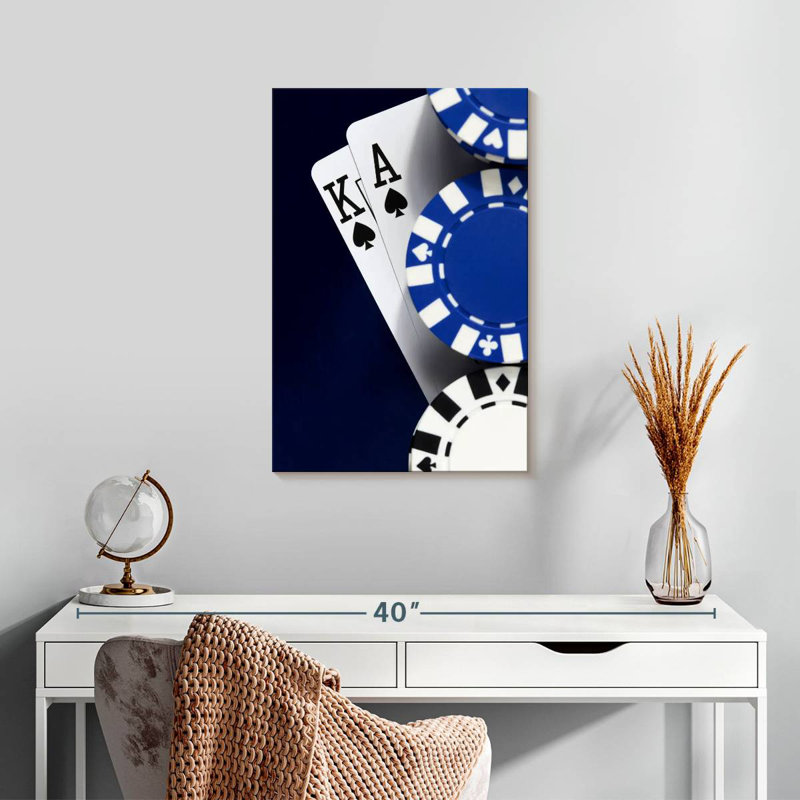 Senne Royal Flush All In, 24" H x 16" W