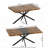 Retro Rectangular Extendable Dining Table with Storage Box (55.11" to 70.86")-1995307764