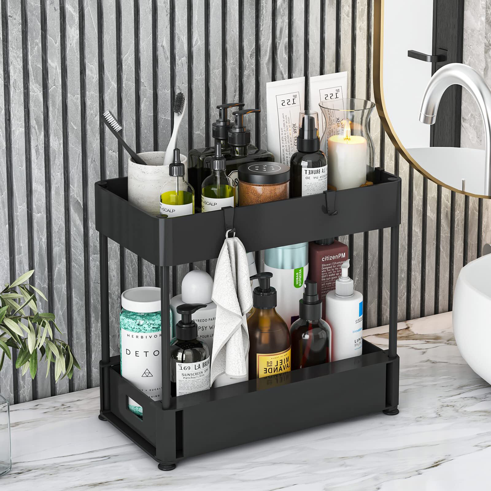 Ebern Designs Mayard Cabinet Shelving Rack | Wayfair