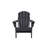 Folding Adirondack Chair With Side Table, 3-Piece Adirondack Chair Set(Includes 2 Chairs And 1 Table)-1837993999
