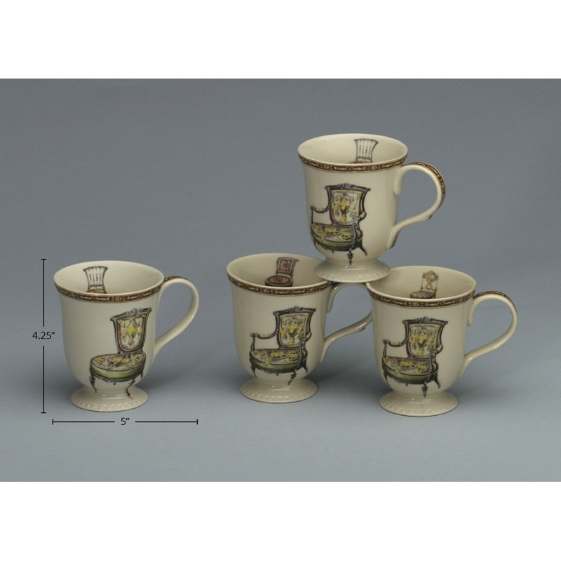 Tasse décorative en porcelaine