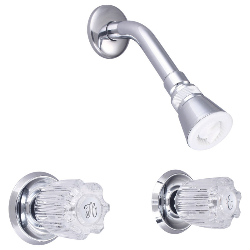 Banner Two Acrylic Handle Shower Only Faucet