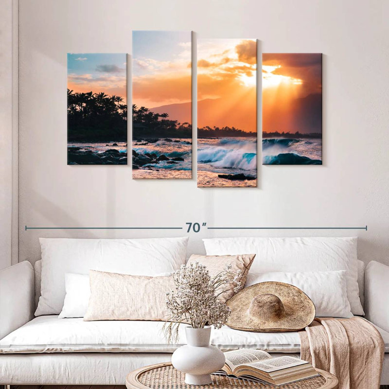 Gillard Sunset Paradise, H 32 po x l 52 po