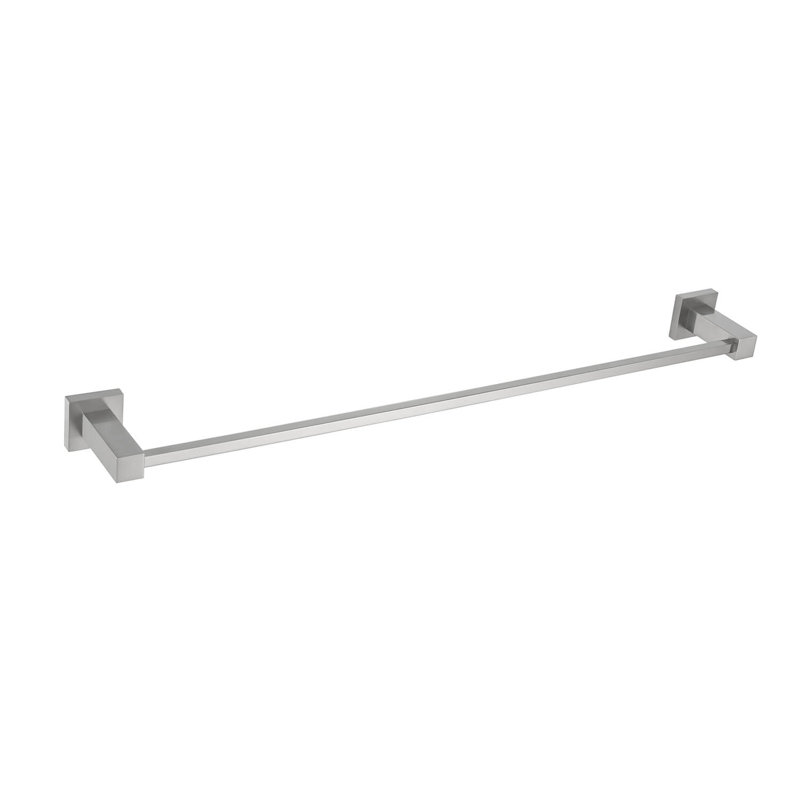 Barre à serviettes murale 24 po, Nickel brossé