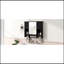 Armoire de rangement murale sophistiquée de 35 po x 28 po, armoire de salle de bain avec miroir, armoire à pharmacie avec porte-serviettes