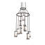 Lustre cylindrique unique à 9 lumières Bettard