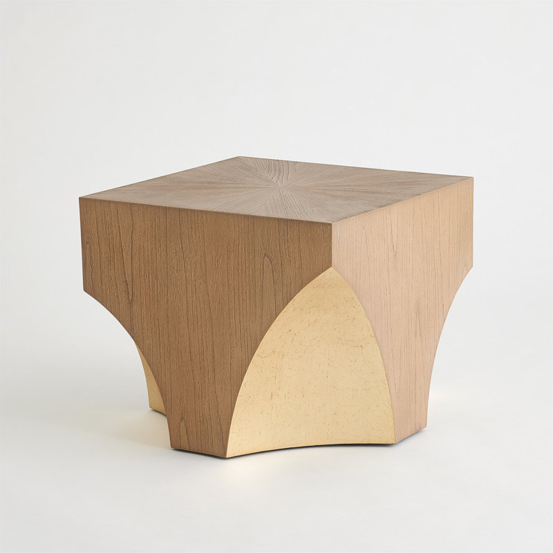 Arches Solid Wood End Table