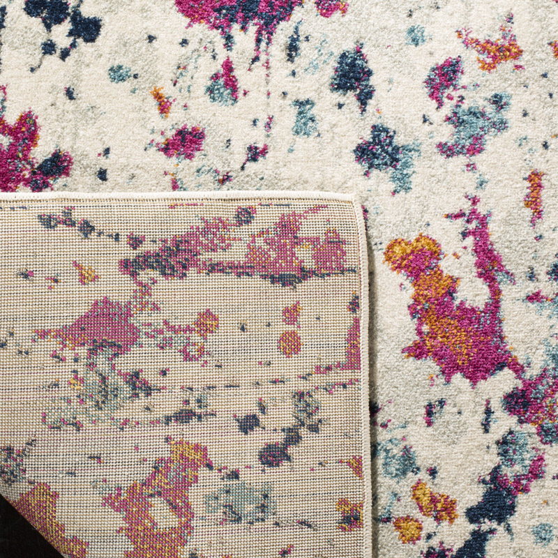 Faustina Performance Abstract Rug, Rectangle 4' x 6'