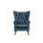 Calcott Velvet Wingback Chair-692444352