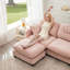 Canapé modulaire en L avec repose-pieds Cloud