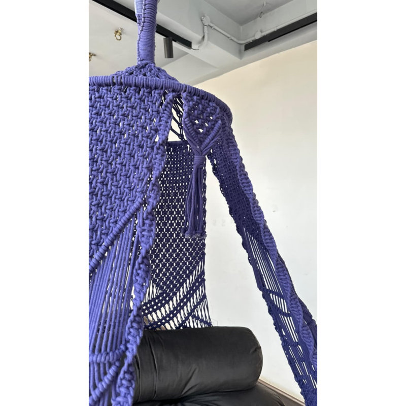 Fauteuil suspendu Amethyst Dream, Noir, Mauve
