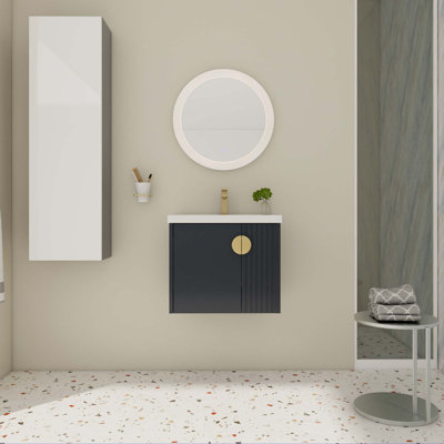 Petit meuble-lavabo avec lavabo