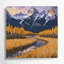 «USA State Idaho», art mural sur toile mauve-2082521994
