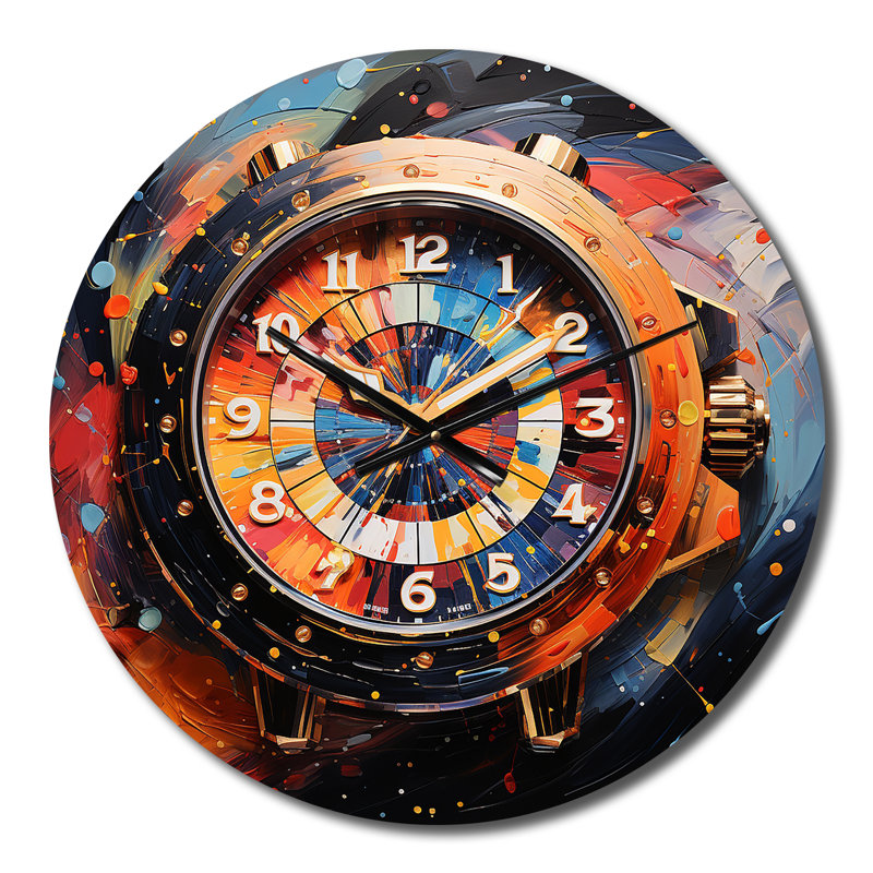 Horloge murale Luxury Luxury Diamond Dusk III, Petit