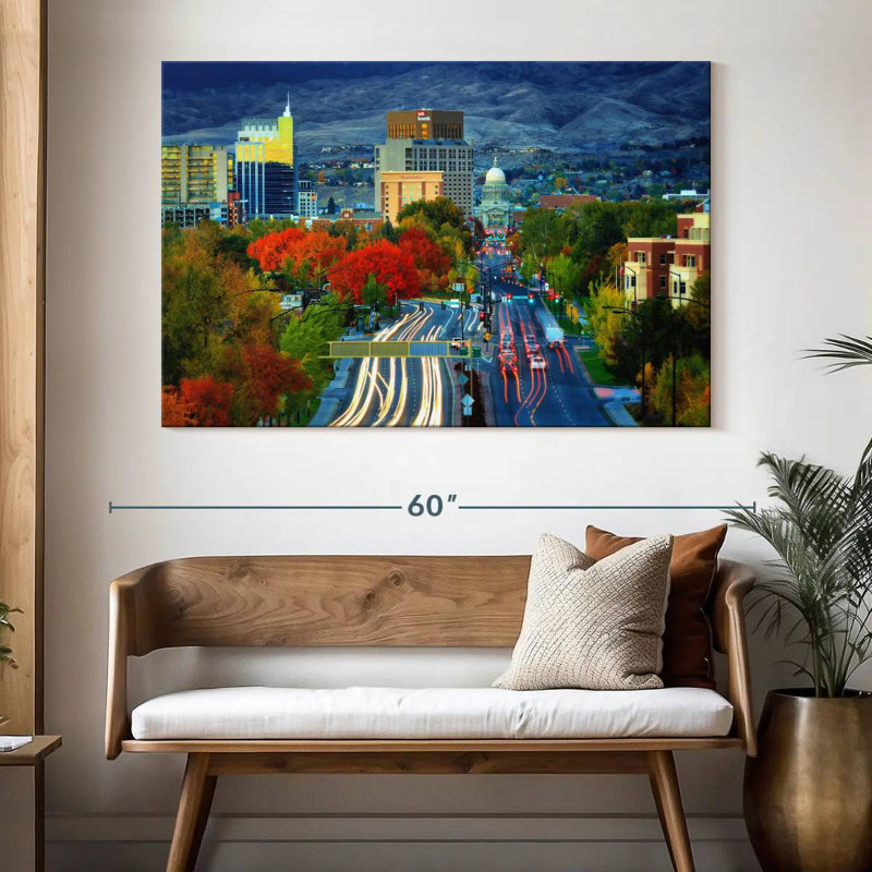 Sebbie Autumn In Boise, 34" H x 51" W