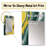 Yellow And Green Fluid Stone II - Marble Decorative Mirror, Modern Wall Mirror, Printed Metal Art-2057555758