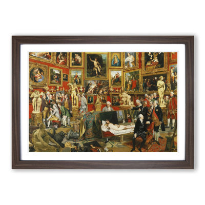 Tribuna of the Uffizi by Johann Zoffany - Framed Print