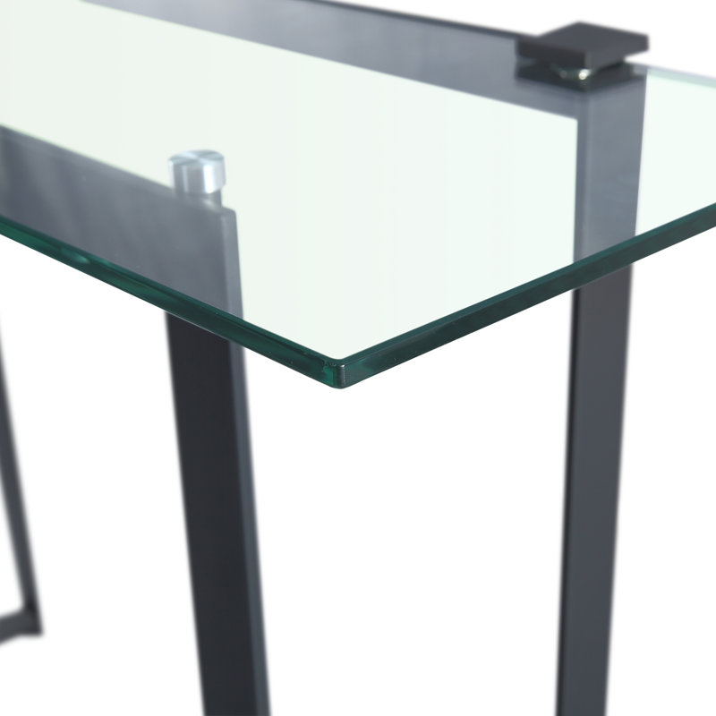 Walsham 110cm Glass Console Table