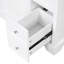 30" White Bathroom Vanity with Sink Top, Cabinet with Door and Two Drawers, MDF Boards & Solid Wood Construction