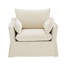 Shane Beige Linen 3Pcs Living Room Set