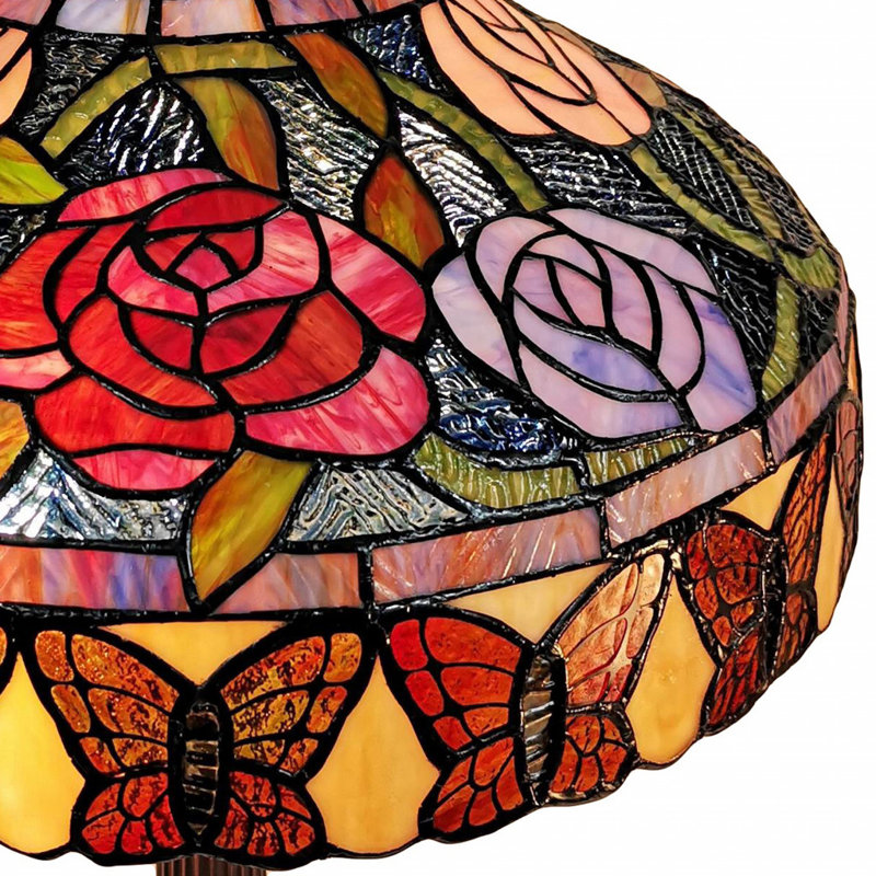 Lampe de table 24 "Red Roses