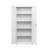 High Storage Cabinet With 2 Doors And 4 Partitions To Separate 5 Storage Spaces, Home/ Office Design-2147290073